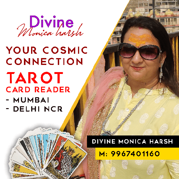 Tarot card reader in Mumbai, India.